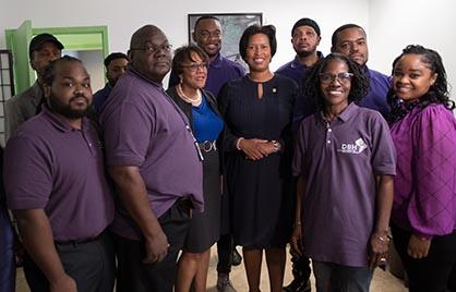 Mayor Bowser and mental health professionals